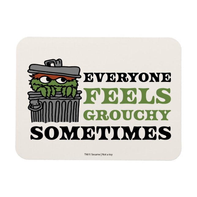 Sesame Street | Oscar Grouch Feels Grouchy Magnet (Horisontell)