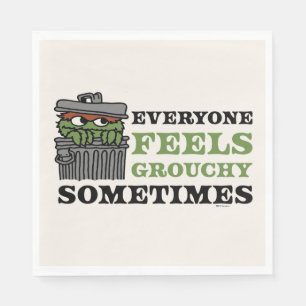 Sesame Street   Oscar Grouch Feels Grouchy Pappersservett