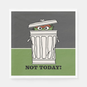 Sesame Street   Oscar Grouch Inte i dag! Pappersservett