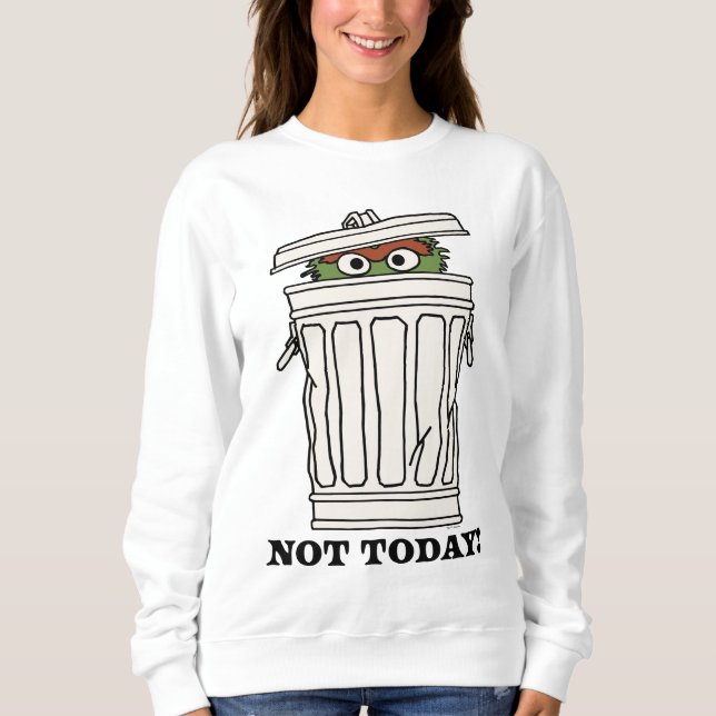 Sesame Street | Oscar Grouch Inte i dag! T Shirt (Framsida)