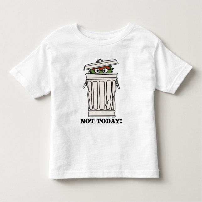 Sesame Street | Oscar Grouch Inte i dag! T Shirt (Framsida)