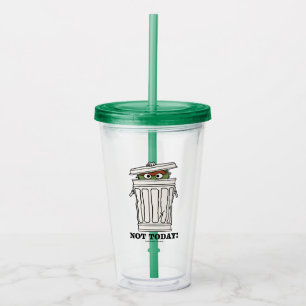 Sesame Street Oscar Grouch Inte i dag! Take Away Mugg