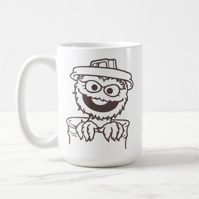 Sesame Street | Oscar Grouch Kaffemugg (Vänster)