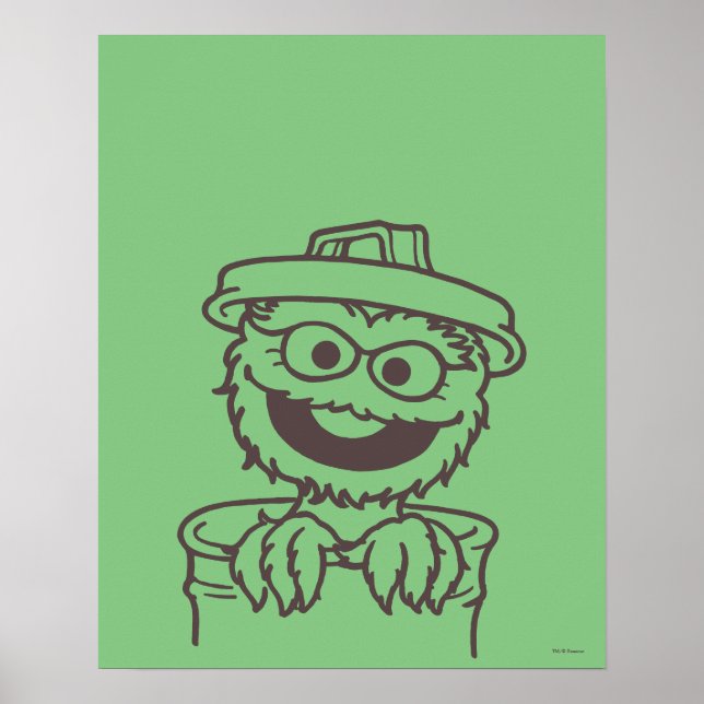 Sesame Street | Oscar Grouch Poster (Framsidan)