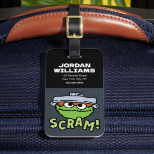 Sesame Street Oscar Grouch Scram! Bagagebricka