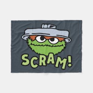 Sesame Street Oscar Grouch Scram! Fleecefilt
