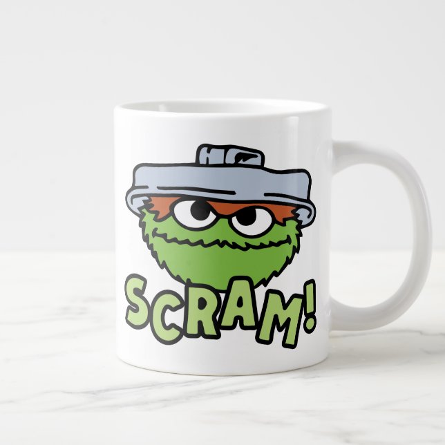 Sesame Street | Oscar Grouch Scram! Jumbo Mugg (Höger)