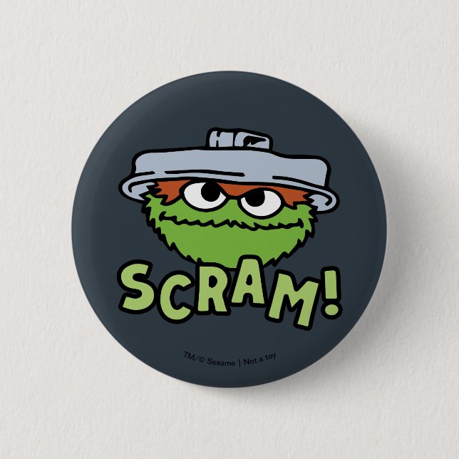 Sesame Street | Oscar Grouch Scram! Knapp (Framsida)