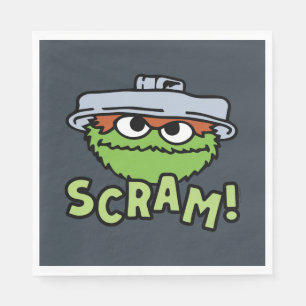 Sesame Street Oscar Grouch Scram! Pappersservett