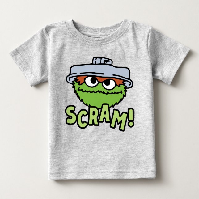 Sesame Street | Oscar Grouch Scram! T Shirt (Framsida)
