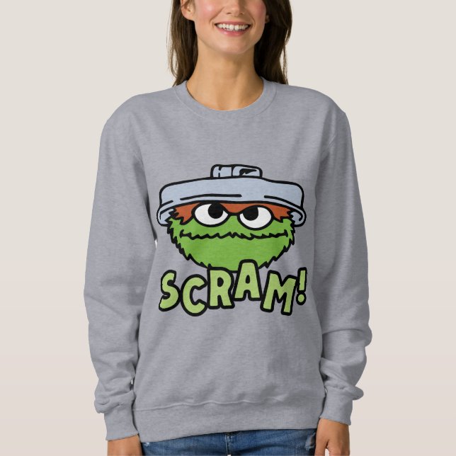 Sesame Street | Oscar Grouch Scram! T Shirt (Framsida)