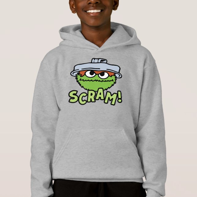Sesame Street | Oscar Grouch Scram! T Shirt (Framsida)
