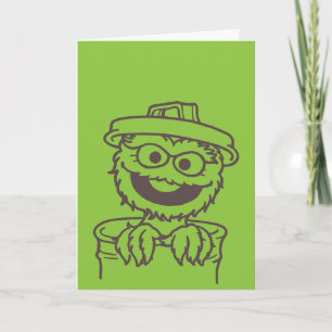 Sesame Street Oscar i Grouch Bright Kort