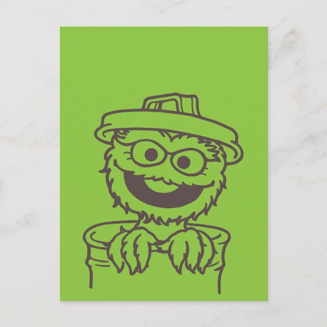 Sesame Street | Oscar i Grouch Bright Vykort (Framsida)