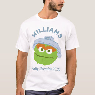 Sesame Street Oscar i Grouch Family Vacation T Shirt