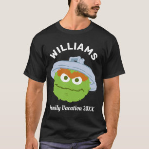 Sesame Street Oscar i Grouch Family Vacation T Shirt
