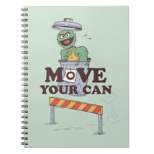 Sesame Street Oscar i Grouch flyttar din mun Anteckningsbok