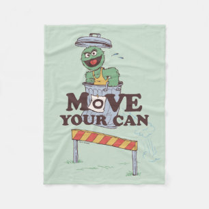 Sesame Street   Oscar i Grouch flyttar din mun Fleecefilt