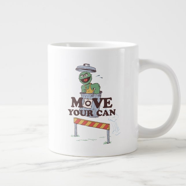 Sesame Street | Oscar i Grouch flyttar din mun Jumbo Mugg (Höger)