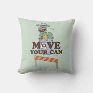 Sesame Street   Oscar i Grouch flyttar din mun Kudde
