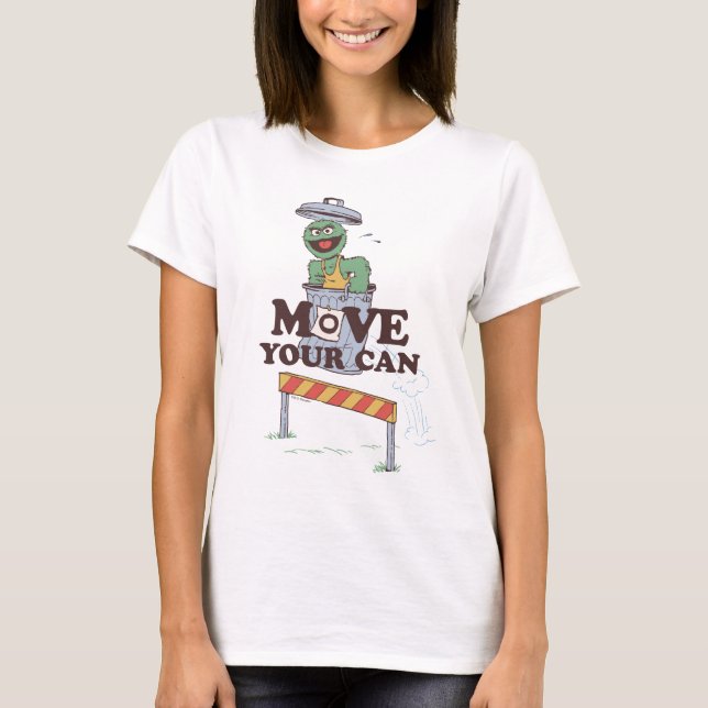 Sesame Street | Oscar i Grouch flyttar din mun T Shirt (Framsida)