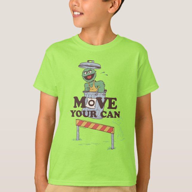 Sesame Street | Oscar i Grouch flyttar din mun T Shirt (Framsida)