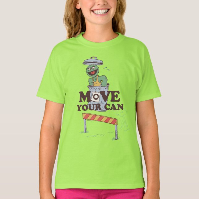 Sesame Street | Oscar i Grouch flyttar din mun T Shirt (Framsida)