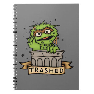 Sesame Street Oscar i Grouch Traschade Anteckningsbok