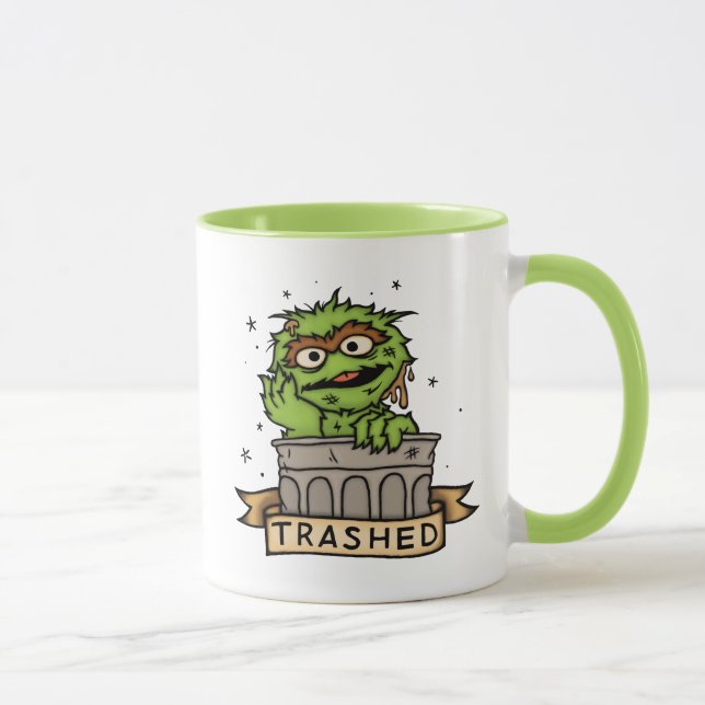 Sesame Street | Oscar i Grouch Traschade Mugg (Höger)