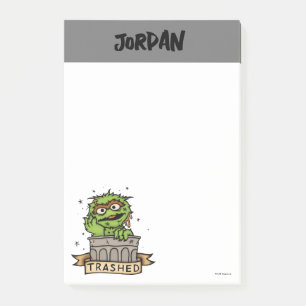Sesame Street Oscar i Grouch Traschade Post-it Block