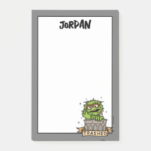 Sesame Street   Oscar i Grouch Traschade Post-it Block
