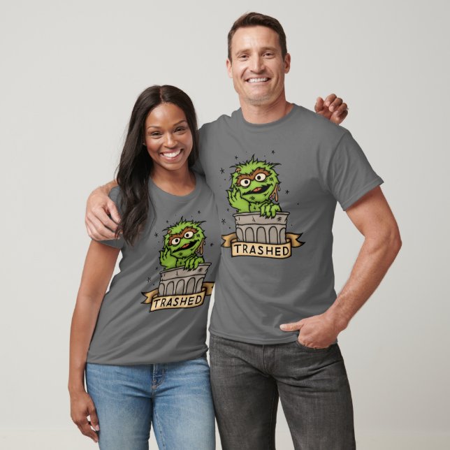 Sesame Street | Oscar i Grouch Traschade T Shirt (Unisex)