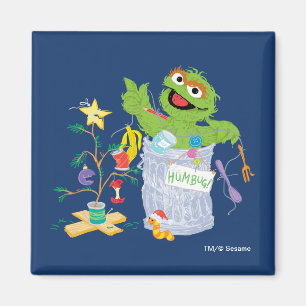 Sesame Street   Oscar - Julgran Magnet