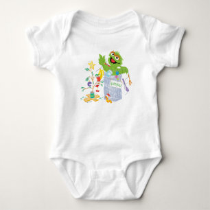 Sesame Street Oscar - Julgran T Shirt