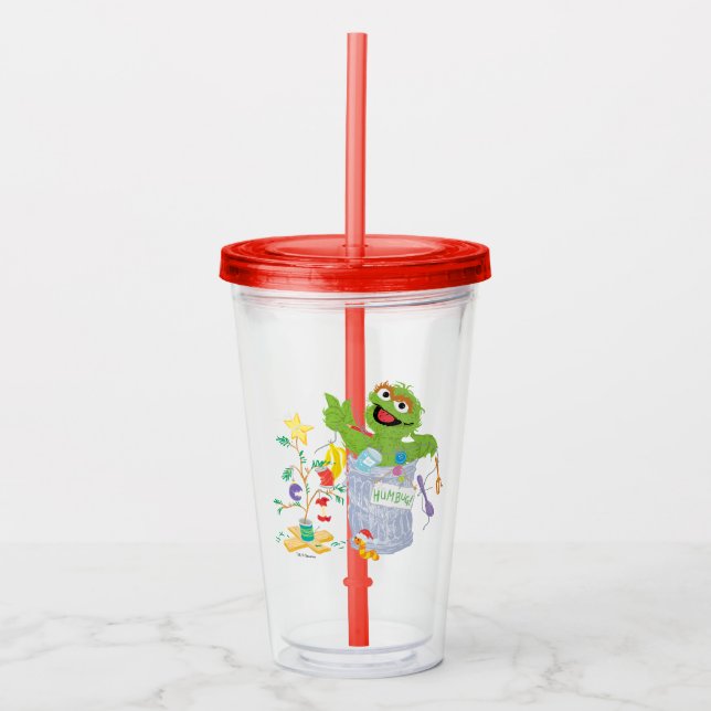 Sesame Street | Oscar - Julgran Take Away Mugg (Framsida)