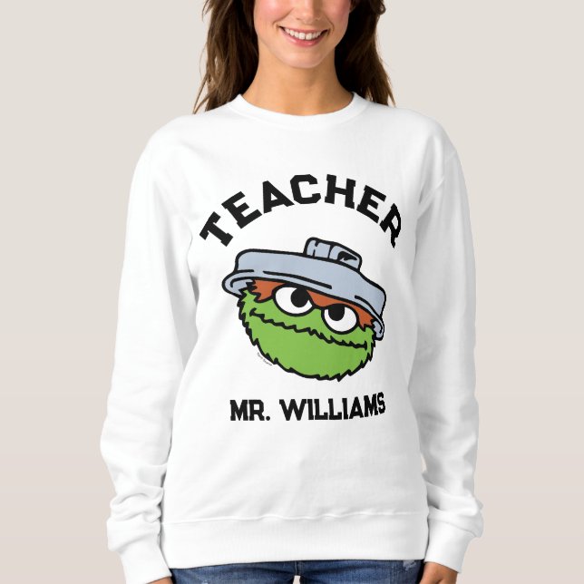 Sesame Street | Oscar Teacher T Shirt (Framsida)