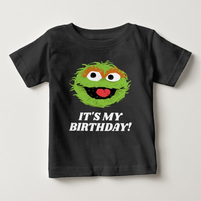 Sesame Street | Oscar the Grouch Det är min födels T Shirt (Framsida)