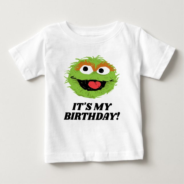 Sesame Street | Oscar the Grouch Det är min födels T Shirt (Framsida)
