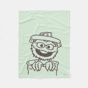 Sesame Street Oscar the Grouch Fleecefilt
