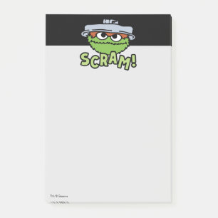 Sesame Street Oscar the Grouch Försvinn! Post-it Block