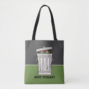 Sesame Street Oscar the Grouch Inte idag! Tygkasse
