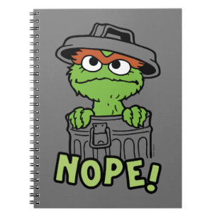 Sesame Street Oscar the Grouch Nej! Anteckningsbok