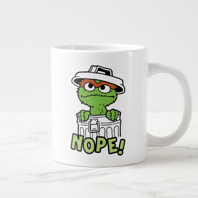 Sesame Street | Oscar the Grouch Nope! Jumbo Mugg (Höger)