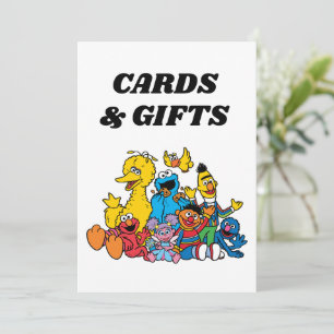 Sesame Street Pals 1st Birthday Cards & Gifts Sign Inbjudningar