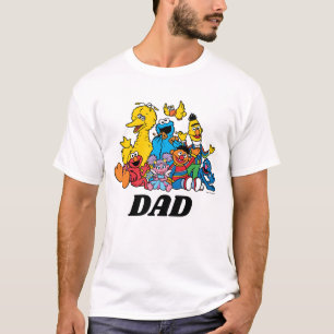 Sesame Street Pals 1st Birthday Pappa T Shirt