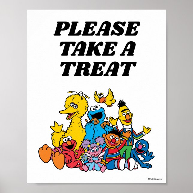 Sesame Street Pals 1st Birthday Ta ett prov Poster (Framsidan)