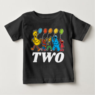 Sesame Street Pals   2:a födelsedagsballongen Baby T Shirt