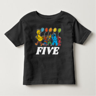 Sesame Street Pals   5:e födelsedagsballongen Småb T Shirt