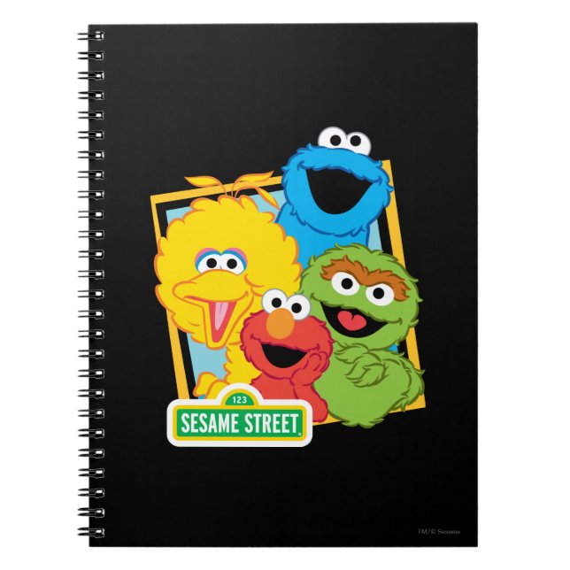 Sesame Street Pals Anteckningsbok Med Spiral (Framsidan)