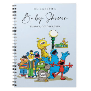 Sesame Street Pals Baby Shower Guest & Gift List Anteckningsbok